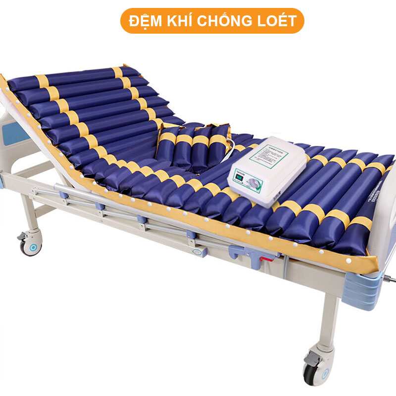 Đệm khí chống loét DK09 có chỗ để bô vệ sinh