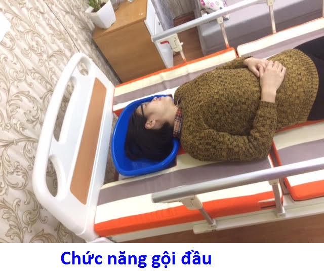 Giường bệnh đa năng 5 tay quay thương hiệu MKC KT-GB02