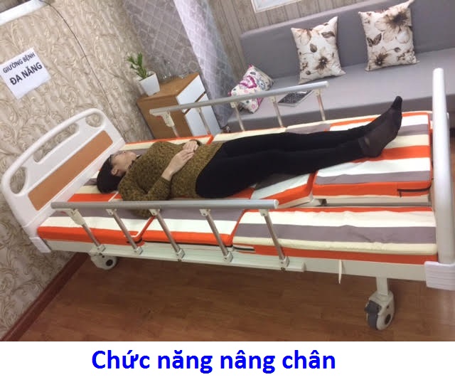 Giường bệnh đa năng 5 tay quay thương hiệu MKC KT-GB02