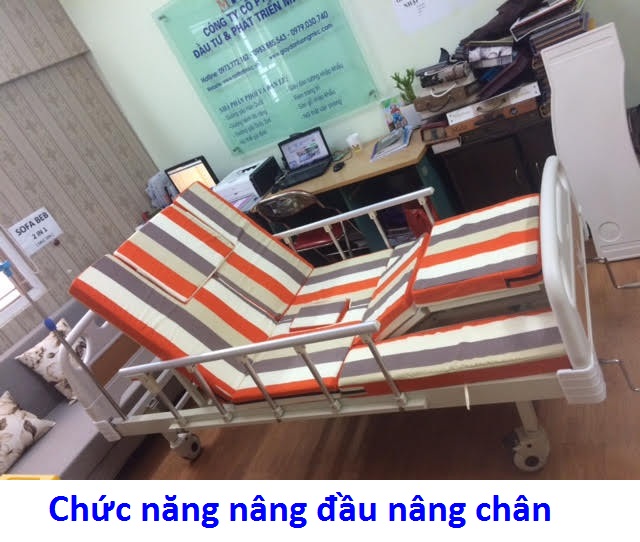 Giường bệnh đa năng 5 tay quay thương hiệu MKC KT-GB02